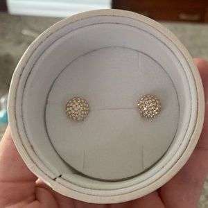 Hillberg & Berk x Jillian Harris 10mm crystal ball earrings